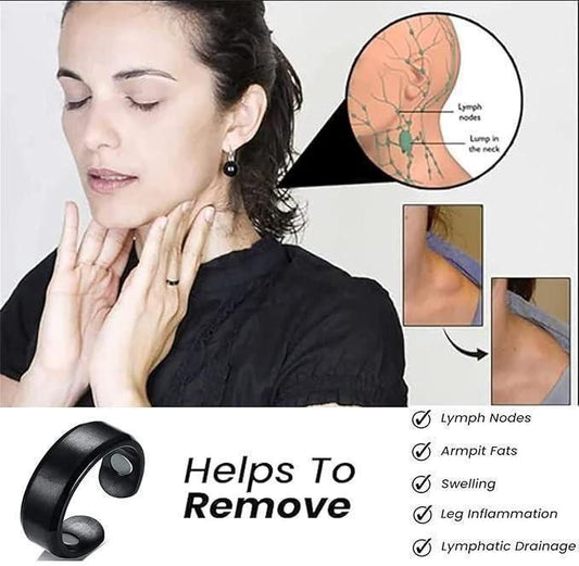 Calm & Vitality Magnetic Acupressure Ring - The Natural Weight Loss, Anti Stress & Anti Migraine Ally